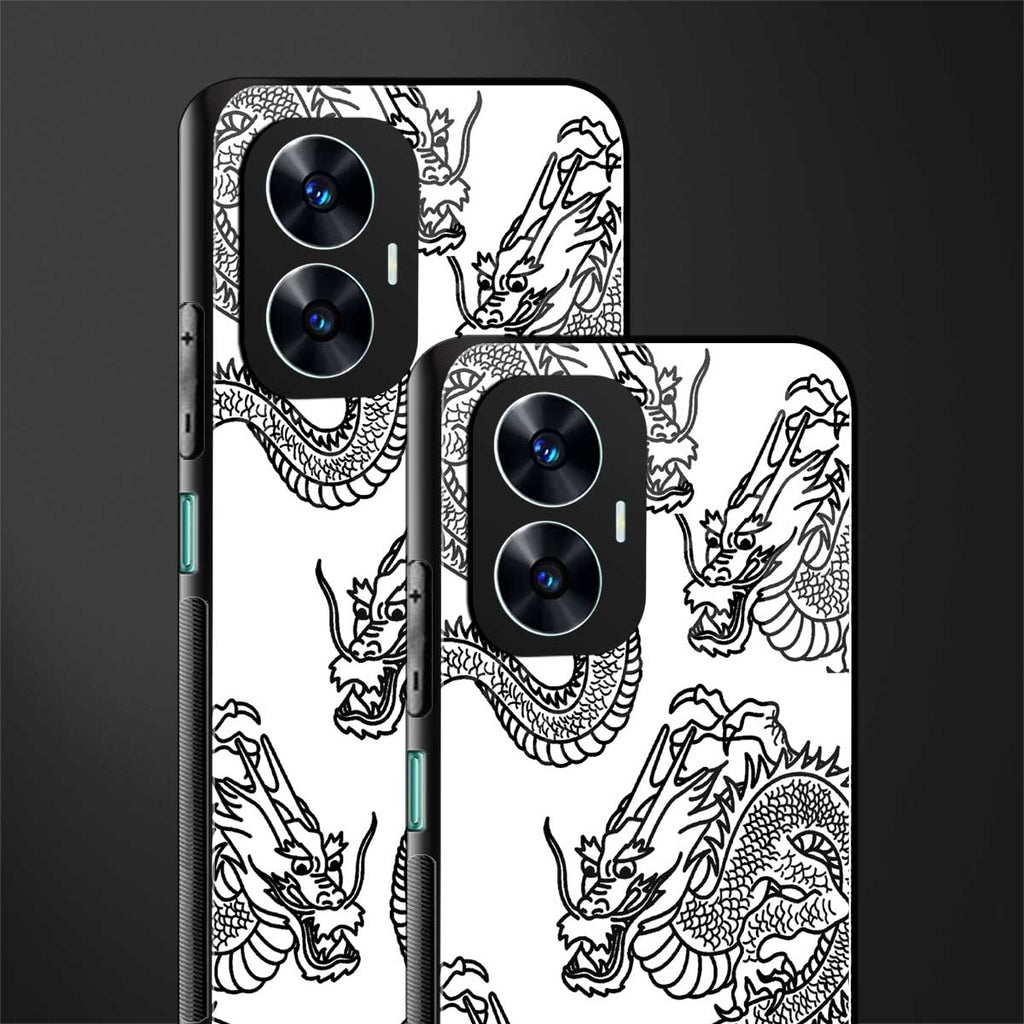dragons lite back phone cover | glass case for realme c55