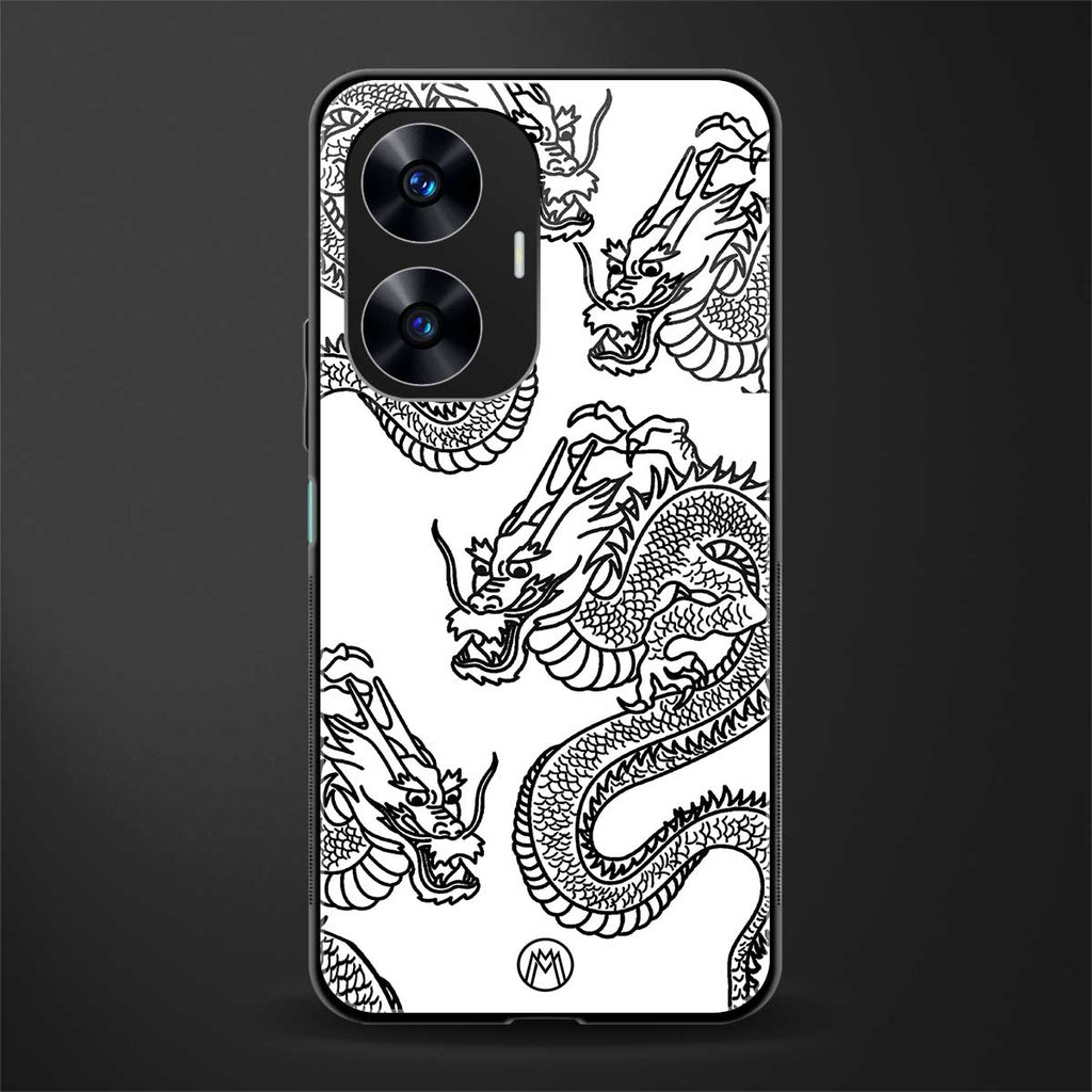 dragons lite back phone cover | glass case for realme c55