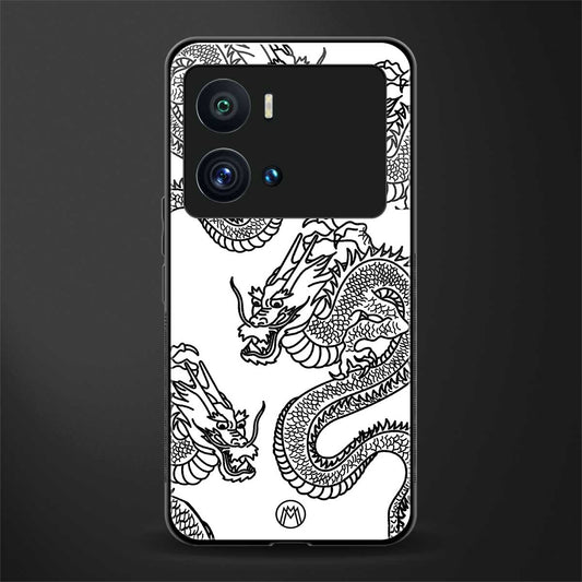 dragons lite back phone cover | glass case for iQOO 9 Pro