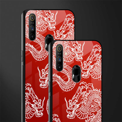 dragons red glass case for realme narzo 10a image-2