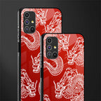 dragons red glass case for samsung galaxy m31s image-2