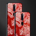 dragons red glass case for oppo f11 pro image-2