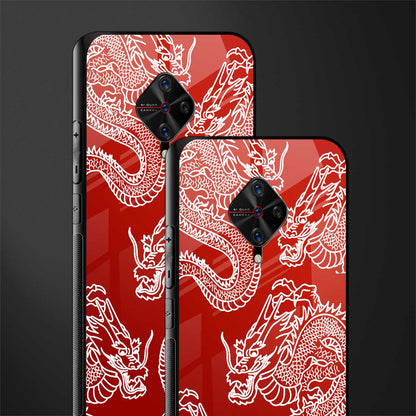dragons red glass case for vivo s1 pro image-2