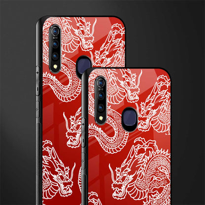 dragons red glass case for vivo z1 pro image-2