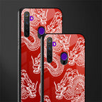 dragons red glass case for realme narzo 10 image-2