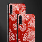dragons red glass case for samsung galaxy a50s image-2