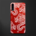 dragons red glass case for samsung galaxy a50s image