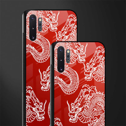 dragons red glass case for samsung galaxy note 10 plus image-2