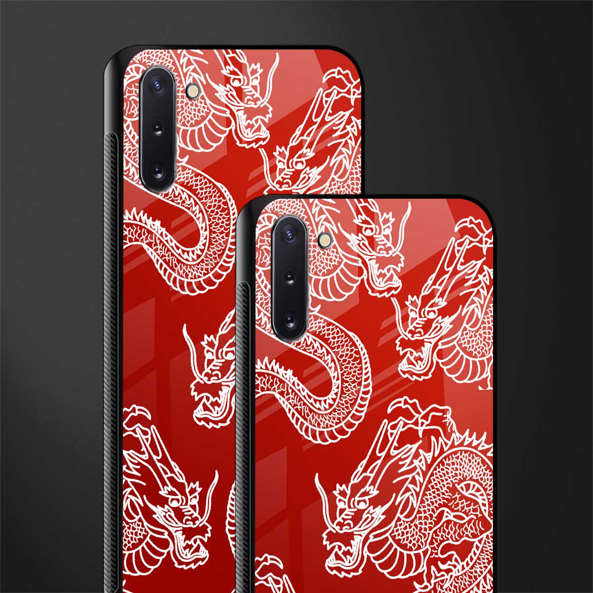 dragons red glass case for samsung galaxy note 10 image-2