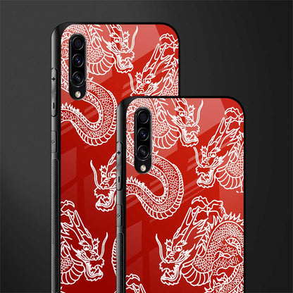 dragons red glass case for samsung galaxy a70 image-2