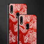 dragons red glass case for redmi note 7 image-2