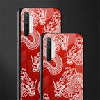 dragons red glass case for realme x2 image-2