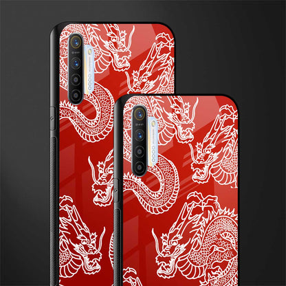 dragons red glass case for realme x2 image-2