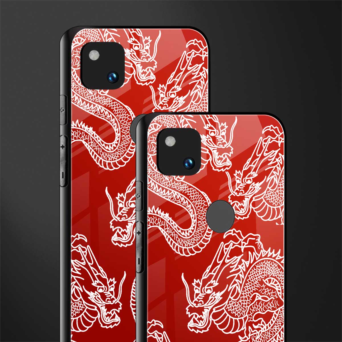 dragons red back phone cover | glass case for google pixel 4a 4g