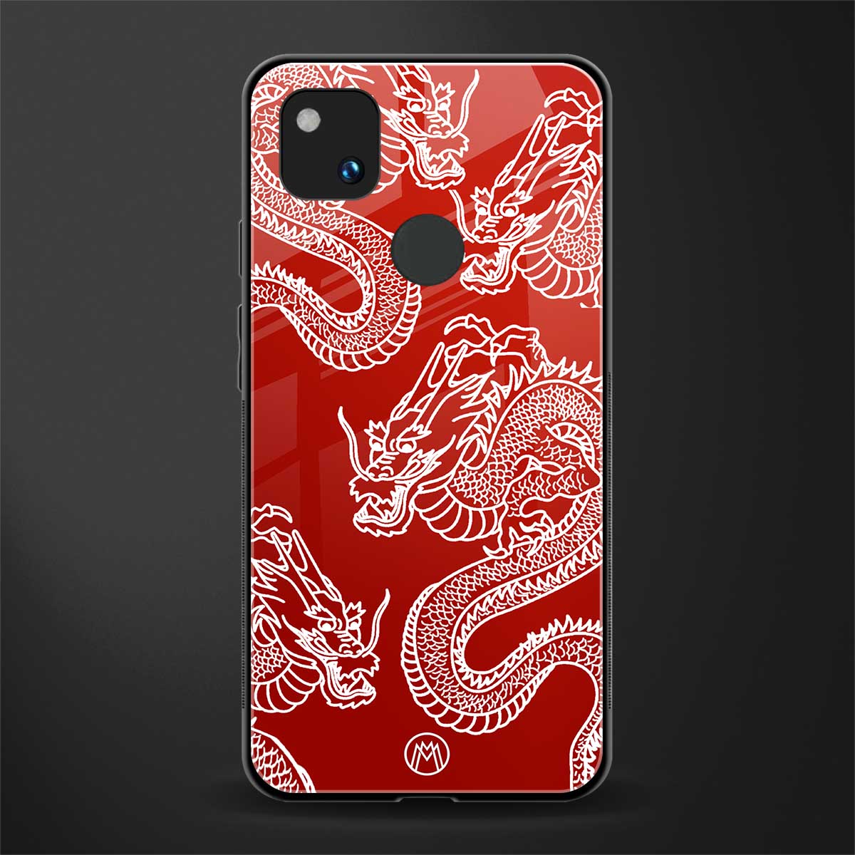 dragons red back phone cover | glass case for google pixel 4a 4g