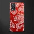 dragons red glass case for vivo v21 5g image