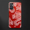 dragons red glass case for vivo v23e image