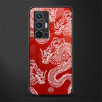 dragons red glass case for vivo x70 pro plus image