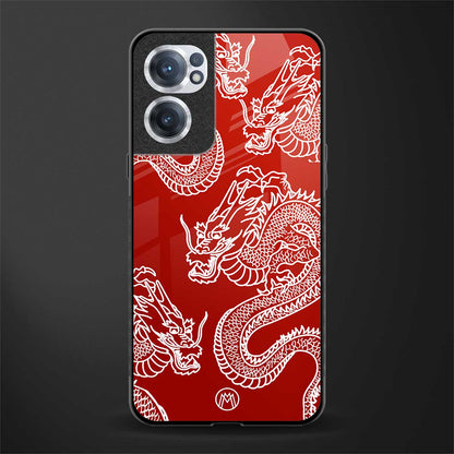 dragons red glass case for oneplus nord ce 2 5g image