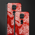 dragons red glass case for redmi note 9 image-2
