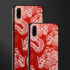 dragons red glass case for vivo v11 pro image-2