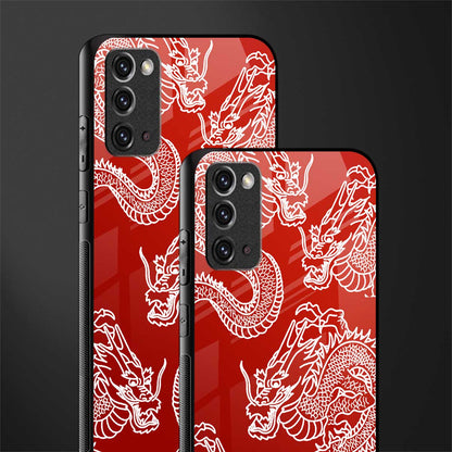 dragons red glass case for samsung galaxy note 20 image-2