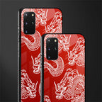 dragons red glass case for samsung galaxy s20 plus image-2