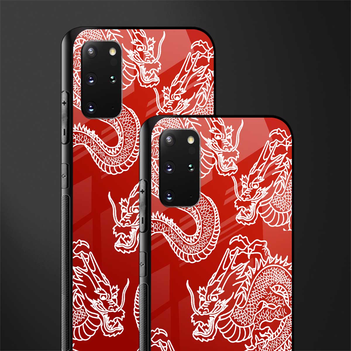 dragons red glass case for samsung galaxy s20 plus image-2