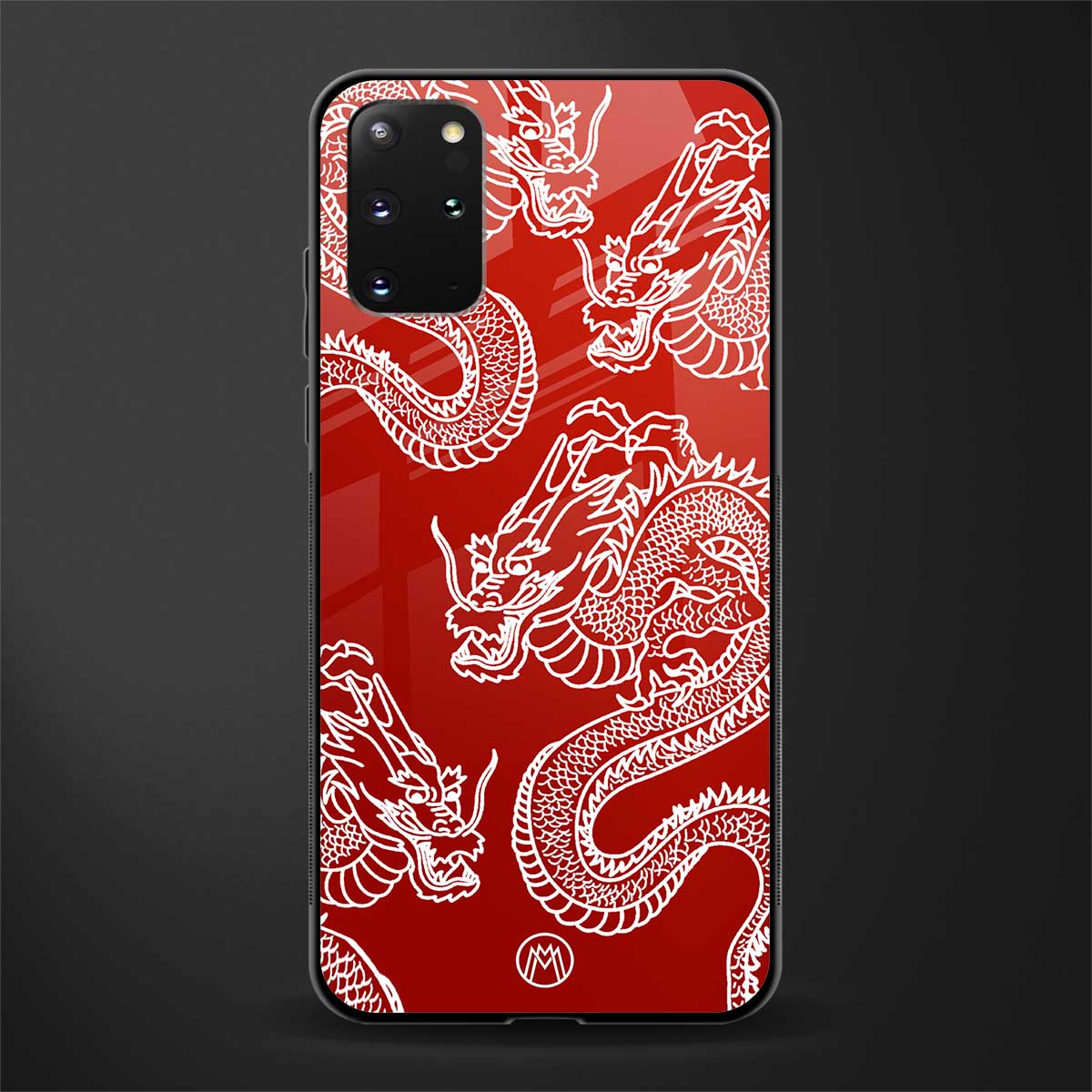 dragons red glass case for samsung galaxy s20 plus image