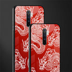 dragons red glass case for realme x2 pro image-2