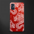 dragons red glass case for vivo v17 image