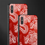 dragons red glass case for redmi 9a image-2