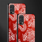 dragons red glass case for realme 7 pro image-2