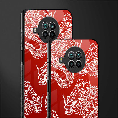 dragons red glass case for mi 10i image-2