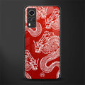 dragons red glass case for vivo y53s image