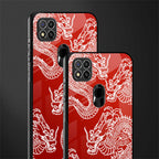 dragons red glass case for poco c31 image-2