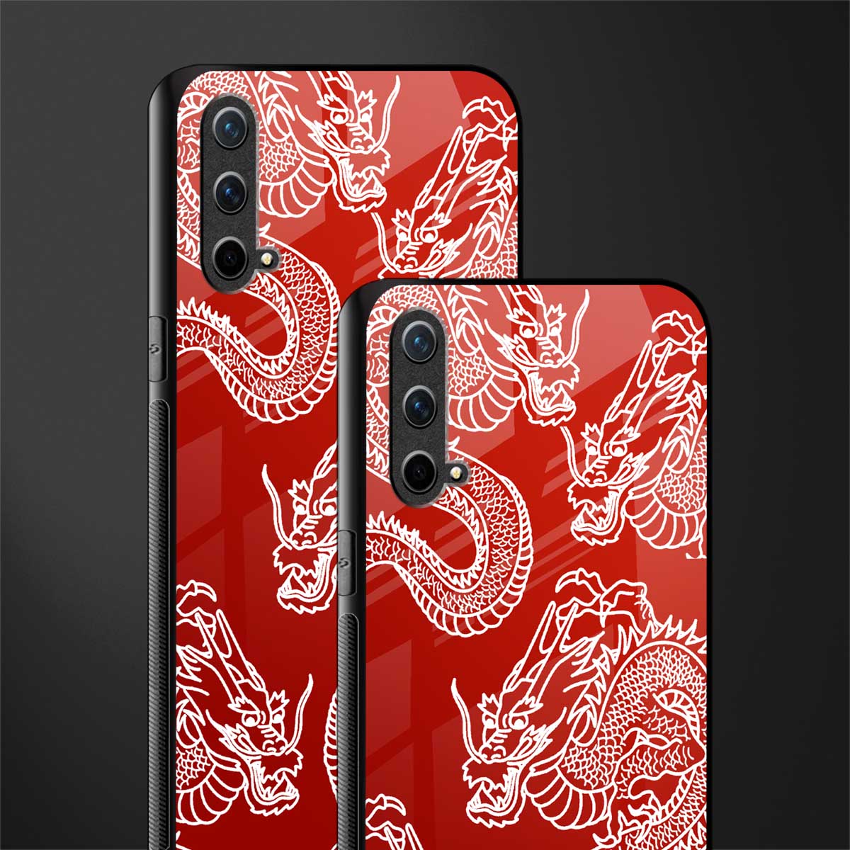 dragons red glass case for oneplus nord ce 5g image-2