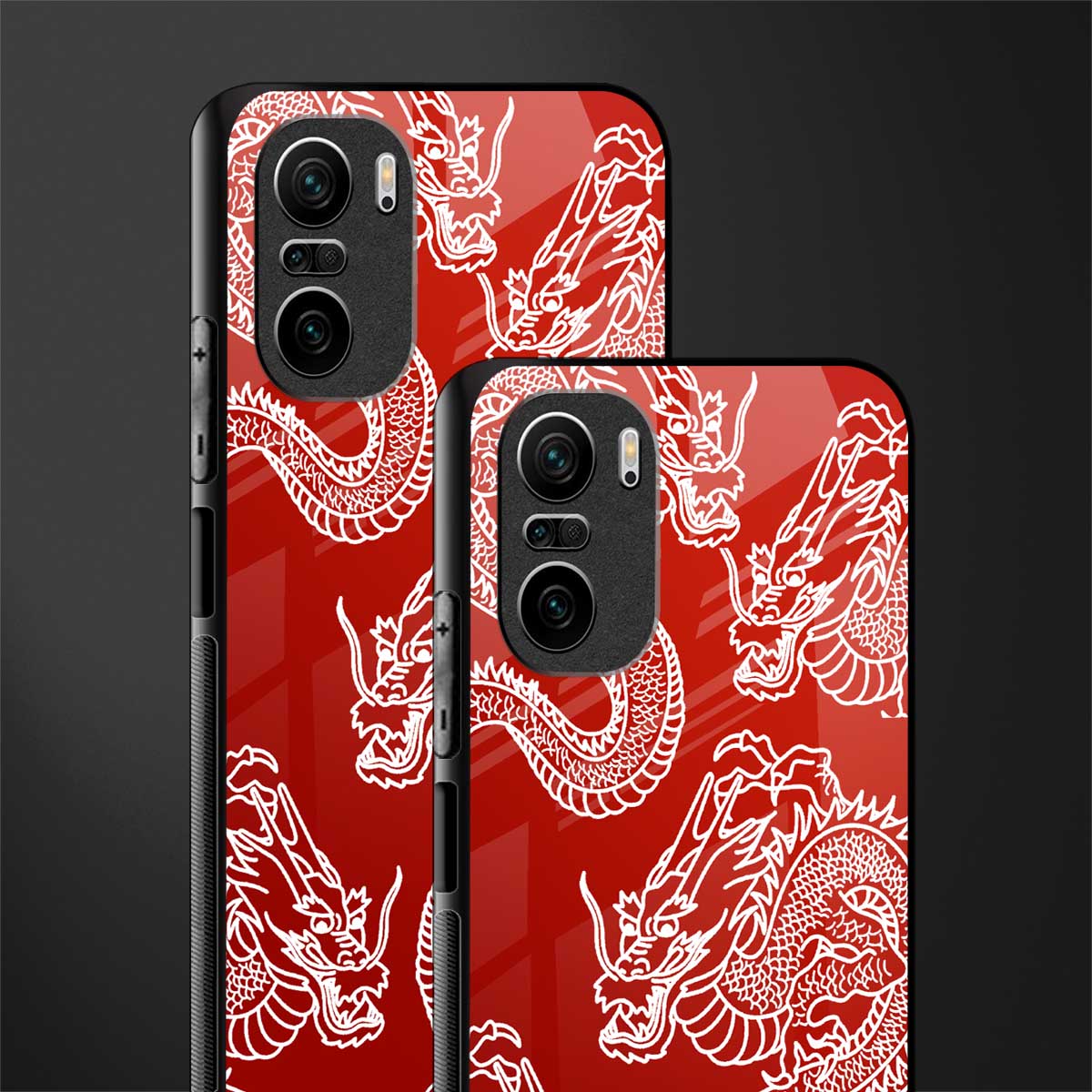 dragons red glass case for mi 11x 5g image-2