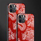 dragons red glass case for iphone 11 pro max image-2