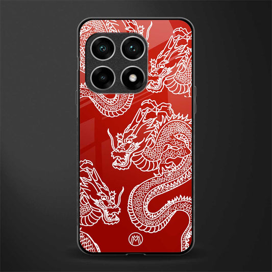 dragons red glass case for oneplus 10 pro 5g image