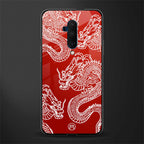 dragons red glass case for oneplus 7t pro image