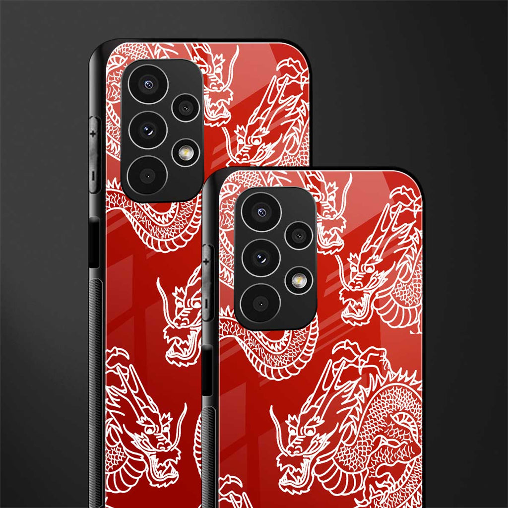 dragons red back phone cover | glass case for samsung galaxy a13 4g