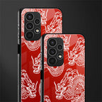 dragons red back phone cover | glass case for samsung galaxy a13 4g