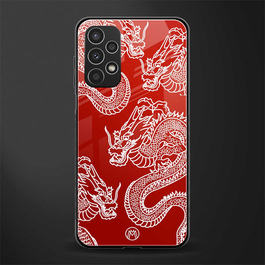 dragons red back phone cover | glass case for samsung galaxy a13 4g