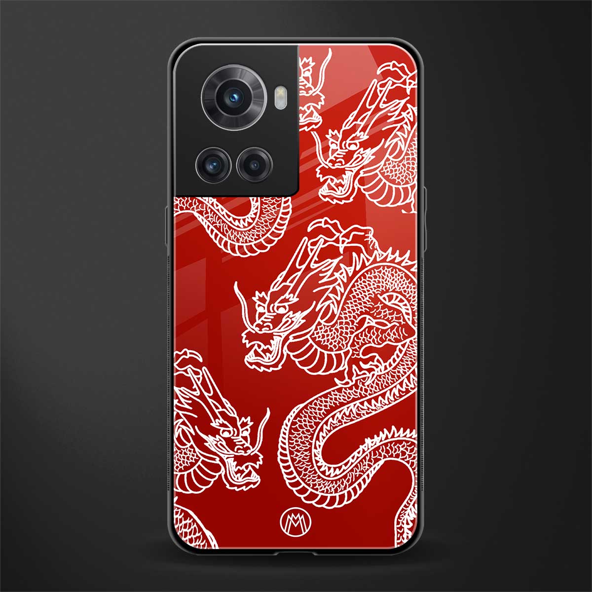 dragons red back phone cover | glass case for oneplus 10r 5g