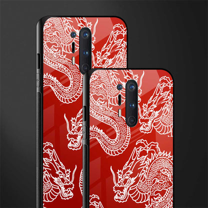 dragons red glass case for oneplus 8 pro image-2