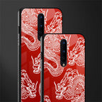 dragons red glass case for oneplus 8 image-2