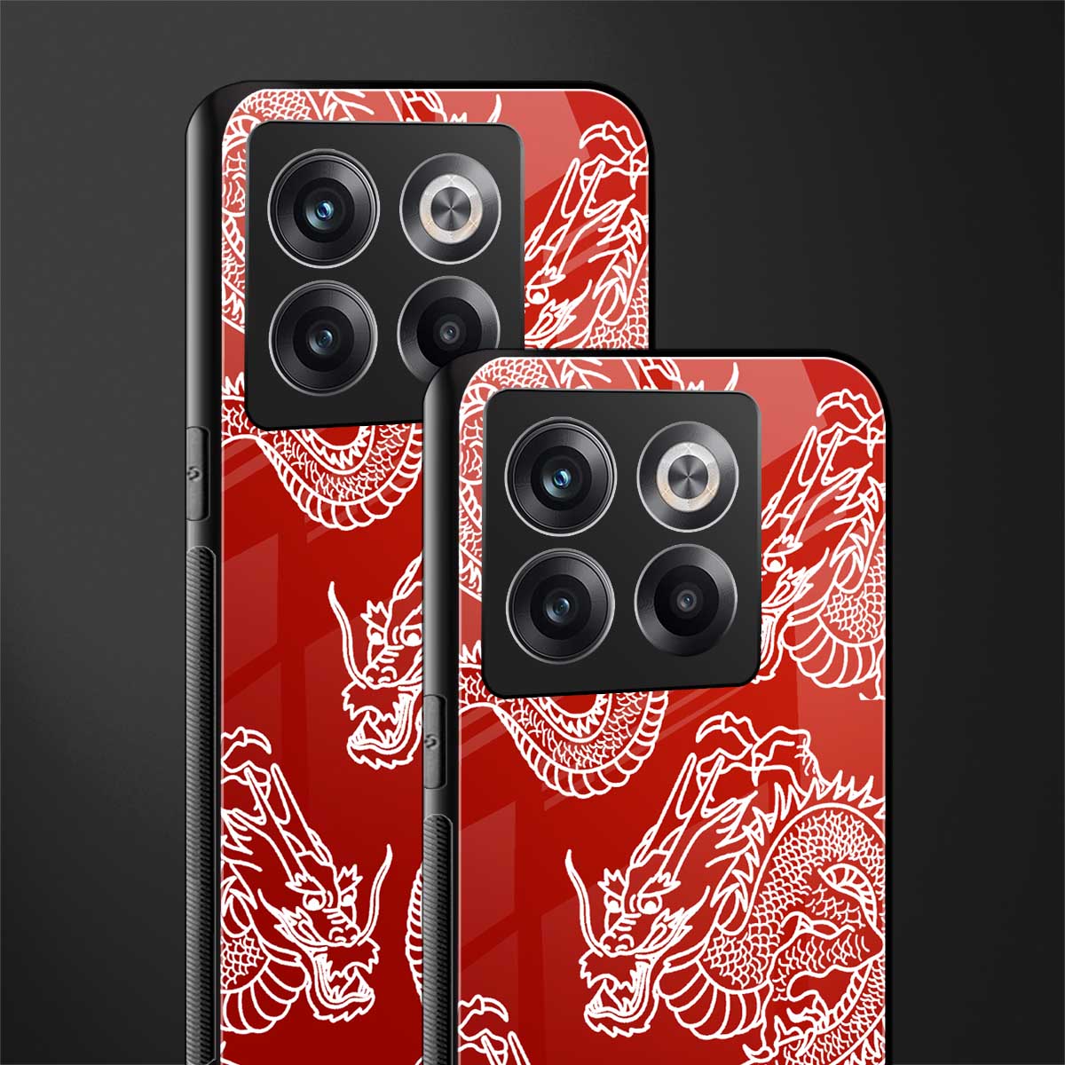 dragons red back phone cover | glass case for oneplus 10t