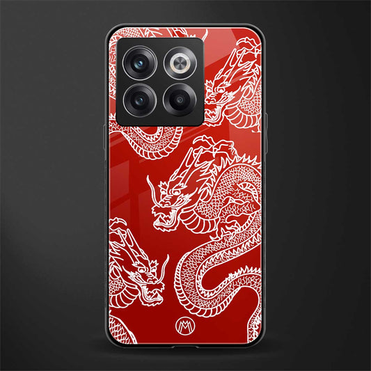 dragons red back phone cover | glass case for oneplus 10t