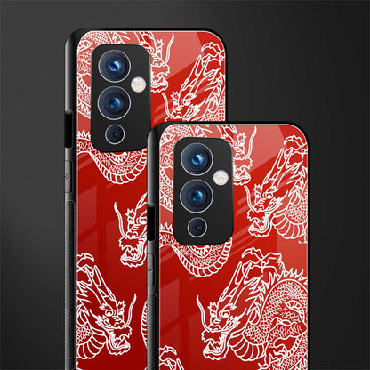 dragons red back phone cover | glass case for oneplus 9